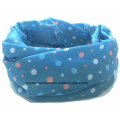 OEM Produzir logotipo personalizado Blue Girl&#39;s Polysterd Polyester Tubular Buff Bandana